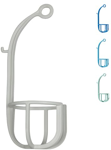 MEDICALAB Stötsäker hård polypropylenbur, universell kompatibilitet med glasflaskor, mediciner eller påsar för infusionsbehandling, stavhållare, vit