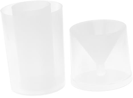 ULTECHNOVO Pluviomètre Plastique Transparent pour Extérieur Mesure Précise des Précipitations Outil Éducatif pour Écoles Et Laboratoires Collecteur De Pluie Pratique Et Fiable