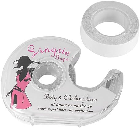 WOFASHPURET 1 Set Nastro in Tessuto Per Cinturino Presa Indumento Schierato Nastro Biadesivo in Tessuto Strisce Nastro Biadesivo Per Indumenti Nastro Per Le Donne 2 Pezzi