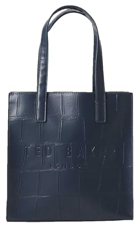 Ted Baker handbag Reptcon Croc Effect Icon Bag Navy dark blue