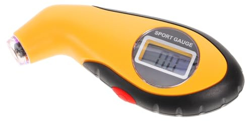 ELAYARD Manometro Digitale Pneumatici Portatile con Display LCD Precisione Alta per Auto e Tester Pressione Aria Versatile e per Controllo Pneumatici