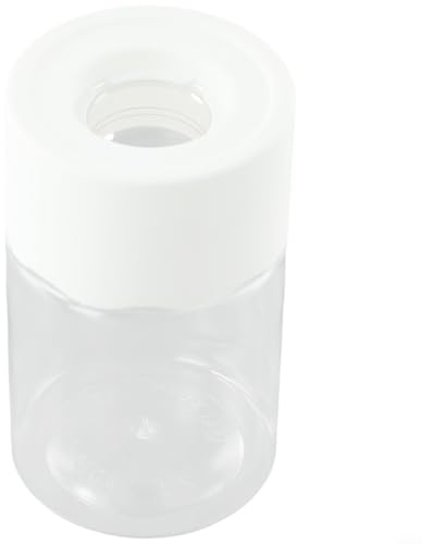 Zilimontt Vaso per piante autoirrigante trasparente con copertura staccabile, 14 cm x 7 cm, in plastica, decorazione per casa e ufficio