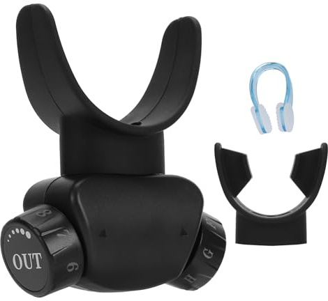 Lixada Advanced Breathing Trainer for Lung Capacity - 8-Level Adjustable Respiratory Exercise Device for Running, Swimming & Fitness with Case & Nose Clip(Black)