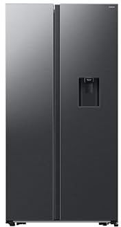 Samsung Series 7 SpaceMax Smart American Fridge Freezer, With an All-Around Cooling System, AI Energy Mode & Smart Conversion, Model: RS57DG410EB4EU 578L, Colour: Black