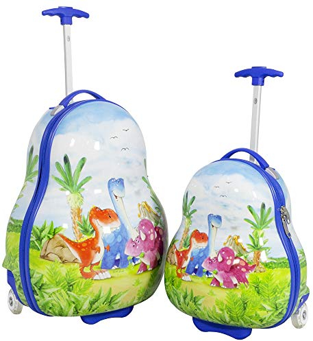 PMro-Trading Euro-Trading Horses Children's Suitcase 2 Pieces. Size - Set. Color- Multicolour Koffer. 41 cm. 16 liters. Türkis (Multicolour)