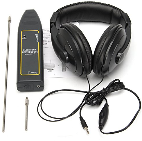 Tutoy Kit d'équipement de détection de Conduite d'eau de détecteur de Fuite d'écouteur de stéthoscope électronique