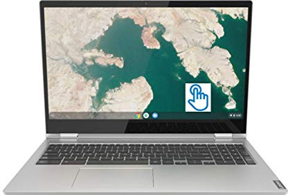 Lenovo C340 15.6 pulgadas FHD LED retroiluminada pantalla táctil 2 en 1 Chromebook, Intel Pentium Gold 4417U, memoria de 4 GB, memoria flash eMMC de 64 GB, CA inalámbrica, Bluetooth, USB 3.1 tipo C