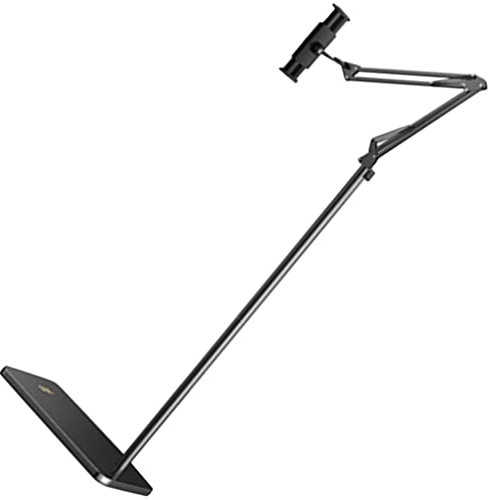 SOLUSTRE Supporto Da Pavimento Per Tablet Supporto Per Telefono Regolabile Installazione Semplice Base Ampia Per Stabilità