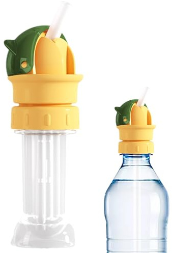 Vuggdt Trinkflaschen-Ausgießer-Adapter für Kinder – Silikon-Flaschen-Top-Auslauf-Adapter, Ersatz | kompakter Silikon-Schnabelbecher Deckel für die meisten Standard-Flaschen, schützt den Mund von