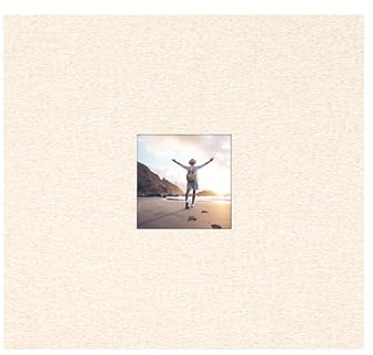 Álbum de recortes de tela de 12 x 12 pulgadas, arena
