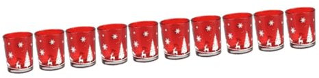 IMIKEYA 10 STK Aromatherapie-Kerzenschale Weihnachtsteelichthalter Kerzenbecher im Weihnachtsstil Weihnachts Party Weihnachten Party Spitzkerzen Kegelkerzenhalter Weihnachtskerzenbecher