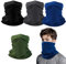 4 Pack Bandana Scarf Set, Neck Gaiter Face Cover, Multifunctional Headwear Face Covering, Elastic Breathable Sports Face Covering, Neck Warmer Snood Winter, Sun Protection Face Cover for Men Women