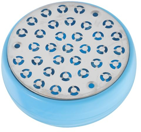 Lima para Pies de Acero Inoxidable Azul para Pedicura Casera | Removedor de Piel Muerta y Callos, Portátil y Reutilizable, para Uso en Pies de Hombres y Mujeres