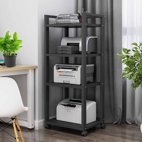 Audio rack hifi regal, 120 cm AV-Medienständer, Audio-Video-Regal mit 3/4/5/6 Ebenen, multifunktionales Medienaufbewahrungsregal, verstellbares, offenes CD-Player-Regal für das Wohnzimmer im Heimkino(