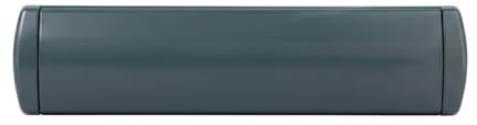 IRONWORX® Enigma Anthracite Grey 12 Sleeved Letterbox, Weatherproof | 259x48mm opening, 275mm centres, uPVC, composite & wooden doors, heavy sprung, easy to fit, 180° opening, front door