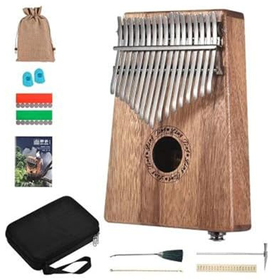 Kalimba Instrument 17/21 Tasten Kalimba Musik Tastatur Anfänger Kalimbas Professionelle Musikinstrumente Zubehör Finger Klavier(17 A box1)