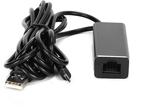 Adaptador Ethernet USB a RJ45 de Alta Velocidad 10 100 Mbps para TV Stick Aleaci n de Aluminio y ABS Duradero Compatible con Stick