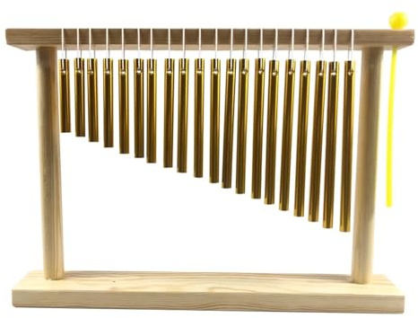 Wind Chimes with Stand Music Wind Chime Musical Instrument Sound Beam 20 Tone Percussion(1)