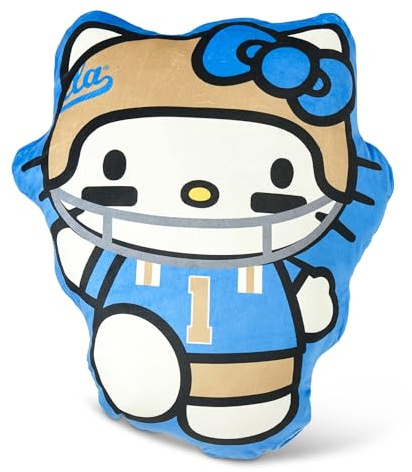 Hello Kitty NCAA Michigan Wolverines Football Player Cloud Pal Pillow, Officially Licensed 23 Inch Soft Collectible