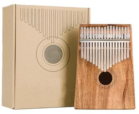 Kalimba De 17 Teclas Piano Pulgar Madera Acacia