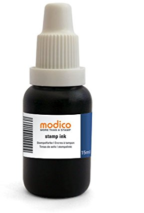 Modico FS Textilstempel Nachfüllfarbe 15ml, Farbe Blau