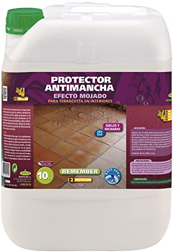Monestir REMEMBER PROTECTOR ANTIMANCHA EFECTO MOJADO para suelos de terracotta o barro 10L MONESTIR