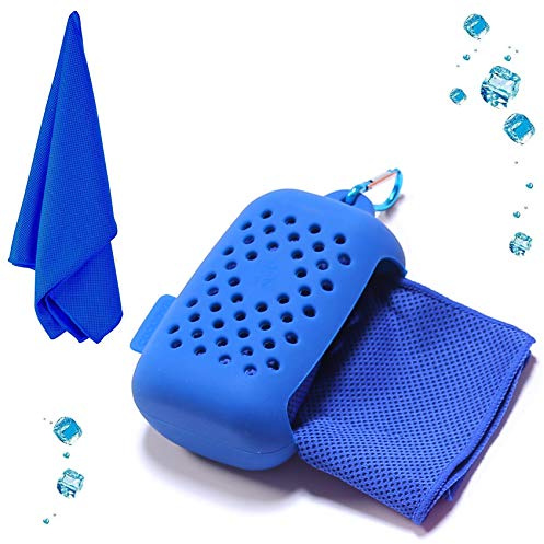 EasyULT kühlendes Handtuch, Kühltuch Kühlhandtuch, Mikrofaser Handtücher | Schnelltrocknend Sporthandtuch Strandhandtuch Reisehandtuch für Fitness Gym Yoga and Outdoor Sports