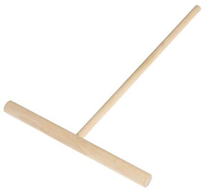 Cabilock Râteau à Pâte à Crêpe Pâte à Crêpes En Bois Épandeur Doutils De Crêpe Outil D'épandage De Crêpes Râteau à Crêpe Grattoir à Crêpes Épandeur De Pabcake Stand De Crêpes Rond