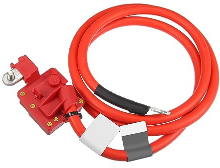 QUARKZMAN KFZ Plus Batterie Klemmen Kabel Kompatibel für BMW 528i Rot