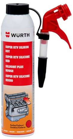 Kleb- und Dichtstoff Silicone Super RTV, rot, 200 ml