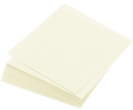 QUARKZMAN Origami Papier 14cm x 14cm 70 g/m² Cremeweiß 100 Blat | Doppelseitiges Quadratisches Faltpapier 70 g/m² Kleine Origami-Papierquadrate für Kunsthandwerk Projekt Geschenk Dekoration
