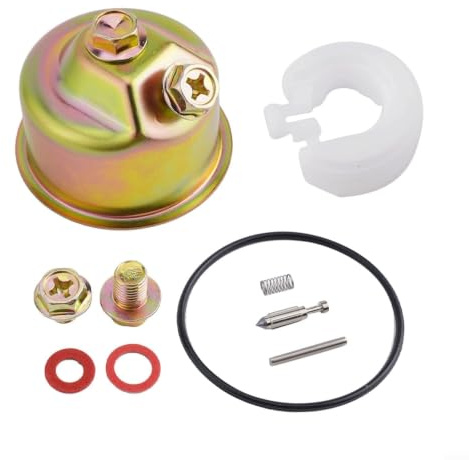 Kit carburateur pour Moteurs Honda avec cuve Aiguille Flotteur Joint Broche | Flotteur Joint Joint Broche Compatible avec générateurs tondeuses à Gazon