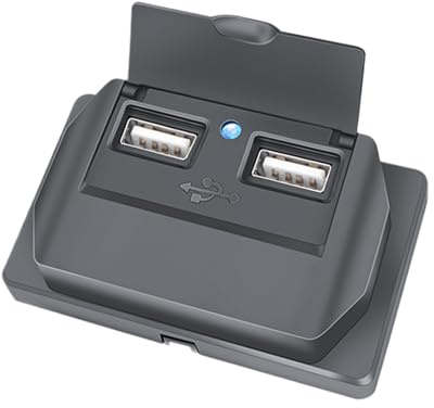 Caricatore Presa USB per auto - Presa USB 12 V con Copertura, Pannello Porta | Adattatore Per Montaggio A Parete RV, Stazione Di Ricarica Del Tavolo, Kit Di Ricambio