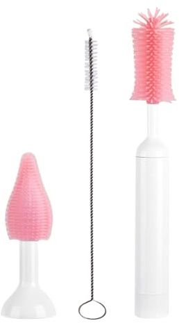 Electric Baby Bottle Brush Set, with Waterproof Design, 24cm, Baby Bottle Washer, Automatic Cup and Glass Cleaner, Time-Saving, for Versatile Cleaning