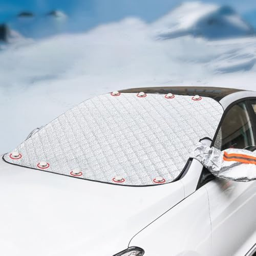 Copertura Parabrezza Auto per VW up! / UP (ab BJ 11/2011), Telo Antigelo per Parabrezza, Protezione Antighiaccio, Resistente a Neve e UV