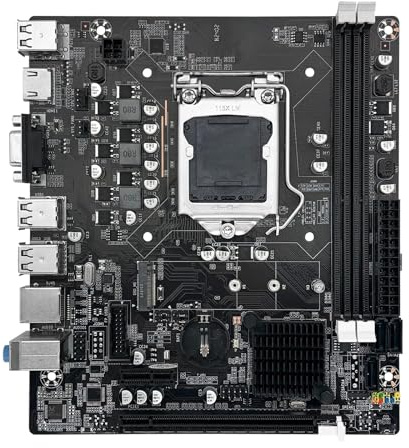 Scheda madre Fit For MACHINIST H61 M.2 NVME PCIEx16 DVI supporta RAM DDR3 a doppio canale Intel Core 2/3 Gen CPU LGA1155 for PC desktop