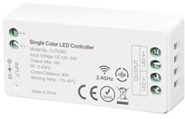 Controller LED dimmerabile touch DC12V DC24V 12A PWM 2.4G Controller dimmer LED FUT036 adatto for 5050 3528(FUT087 Touch Remote)