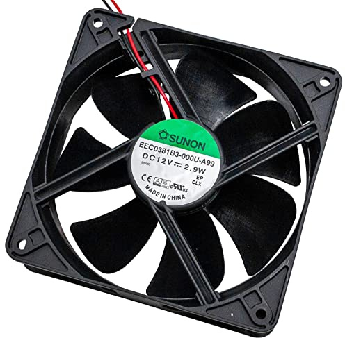 Lüfter 12V DC 2,9W 120x120x38mm 157,9m³/h 2100U/Min 157,9m³/h Sunon EEC0381B3-A99