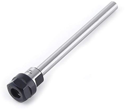 Nikou C8-ER11A-100L Collet Chuck Holder Extension Rod, CNC Milling Tool Extension Lathe Rod High Hardness Collet Straight Shank Chuck Holder for Milling Machine