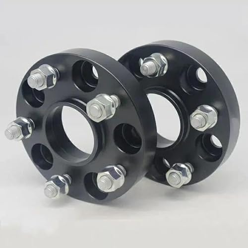 Spurverbreiterung Aluminium 2PCS Spurverbreiterungen 5x108 Hubcentric 63,4 15-35mm Spacer Adapter Für Ford Für Kuga Für Fokus Für Mondeo Für Rand Für Fiesta Spurverbreiterung Spurplatten(1PCS 30mm)
