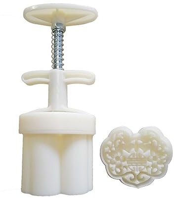 LUCKGONI Moule à gâteau de lune traditionnel en forme de fleur - Moule à gâteau de lune - Beau style chinois - Moule à fondant