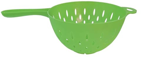 Vision4ever 3Pcs Green Colander Kitchen Strainers Food Salad Drainer Colanders