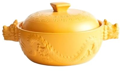 LVYUDS Retro Dutch Oven mit Deckel Doppelte Griffe Schmortopf Hitzebeständig Auflauftopf Dürfen sei Gebraucht Ofen Gas Verwenden zu Marinieren Kochen Backen (Size : 5L)