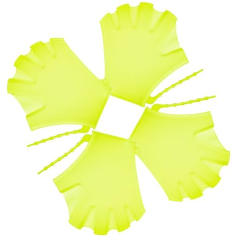Milisten 4pcs Silicone Webbed Swimming Gloves for Boy Girl Diving Training Mittens for Boys Girls Comfortable and Practical for Swimming Water Sports