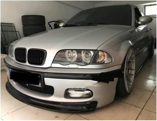MadongJ Auto Frontspoiler Lippe für BMW E46 M Tech/M Sport 1997-2006 CSL, Frontstoßstange Lip Spoiler Anti Kollisions Vorne Unten Stoßstangen Protector
