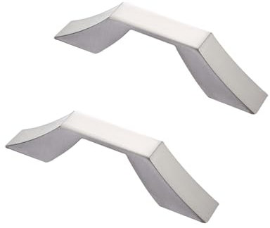 Schrankgriffe Gebürstet 64mm Lochabstand, 2 Stück Möbelgriffe Zinklegierung Griffen | Galvanikfläche, Schubladengriffe Türgriff Küchengriffe Schrank Gebürstetem Griffe für Küchenschränke 64mm/2.5in