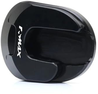 MCSLUBMH Motorrad Ständer Unterlage Für Y&AMAHA NMAX Aerox NVX 155 Aerox155 NVX 155 Motorrad Seitenständer Verlängerung Pad Unterstützung Platte(Black-C)