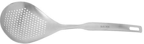 VALICLUD Cucharón Colador De Acero Inoxidable Ranurado Utensilio Multifuncional Para Escurrir Pasta Verduras y Dumplings Cocina Doméstica y Profesional