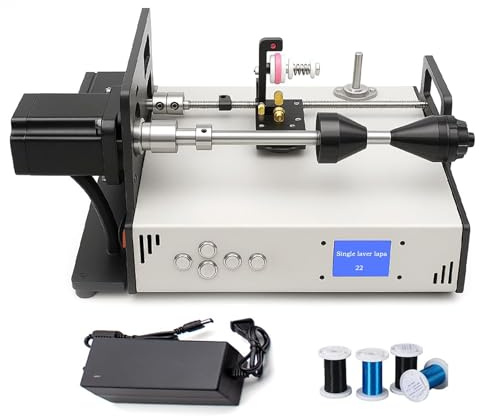 Automatic Coil Winding Machine, Digital Cable Wiring Machine with Memory Function, Tube Amplifier & LCD Screen for Industrial Use