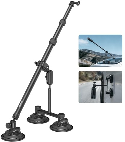 SMALLRIG Car Mount for Insta360 X5/X4/X3, for DJI OSMO 360 Camera